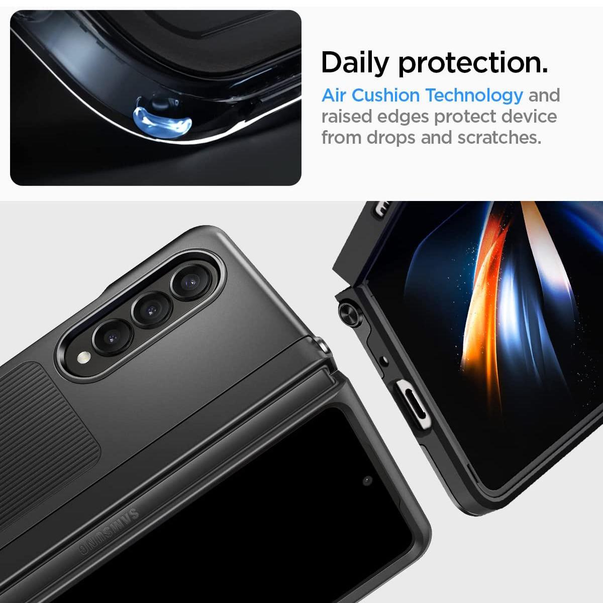 Spigen® Neo Hybrid™ S ACS05106 Samsung Galaxy Z Fold 4 Case - Black