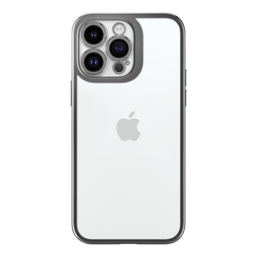 Spigen® Optik Crystal™ ACS04979 iPhone 14 Pro Case – Chrome Gray