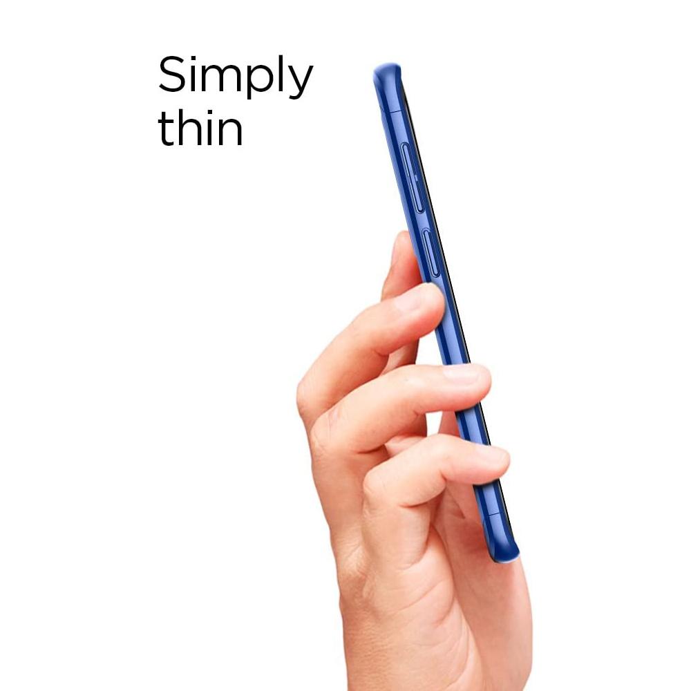 Spigen® Thin Fit 360™ 593CS22960 Samsung Galaxy S9+ Plus Case – Coral Blue