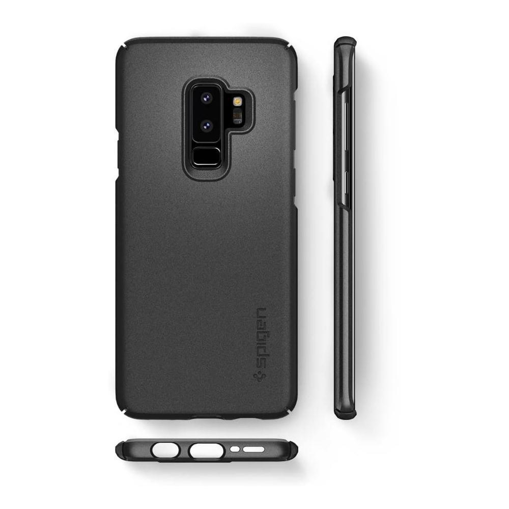 Spigen® Thin Fit™ 593CS22910 Samsung Galaxy S9+ Plus Case – Graphite Gray