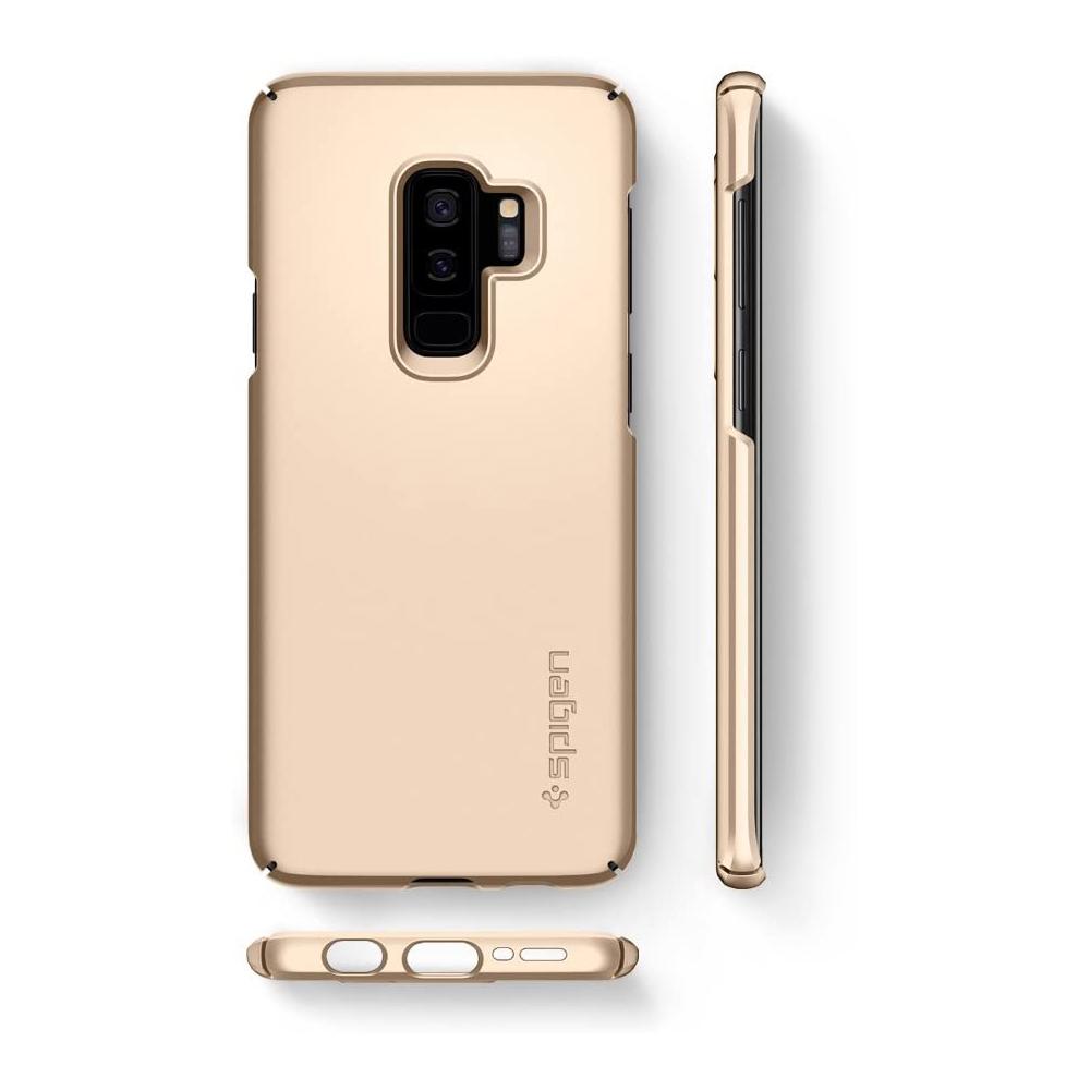 Spigen® Thin Fit™ 593CS23186 Samsung Galaxy S9+ Plus Case – Maple Gold