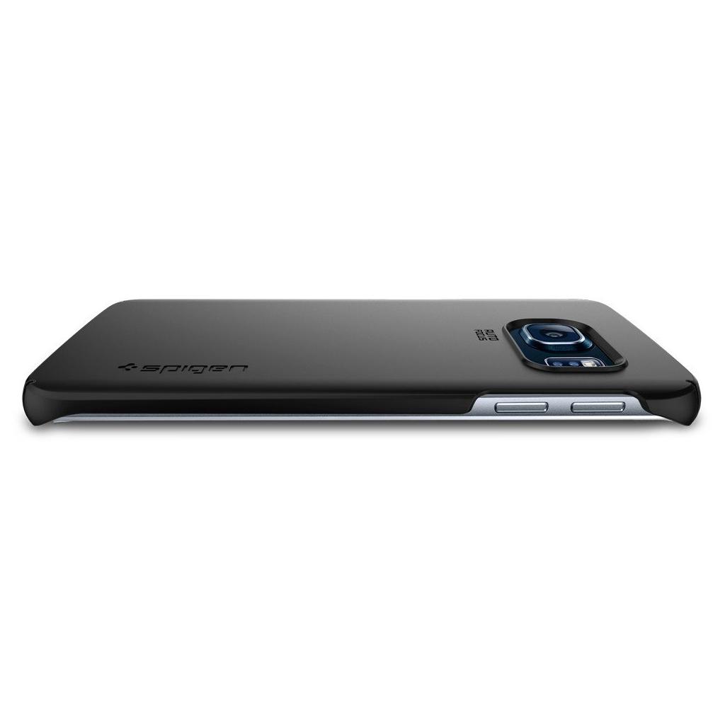 Spigen® Thin Fit™ SGP11562 Samsung Galaxy S6 Edge Case – Smooth Black