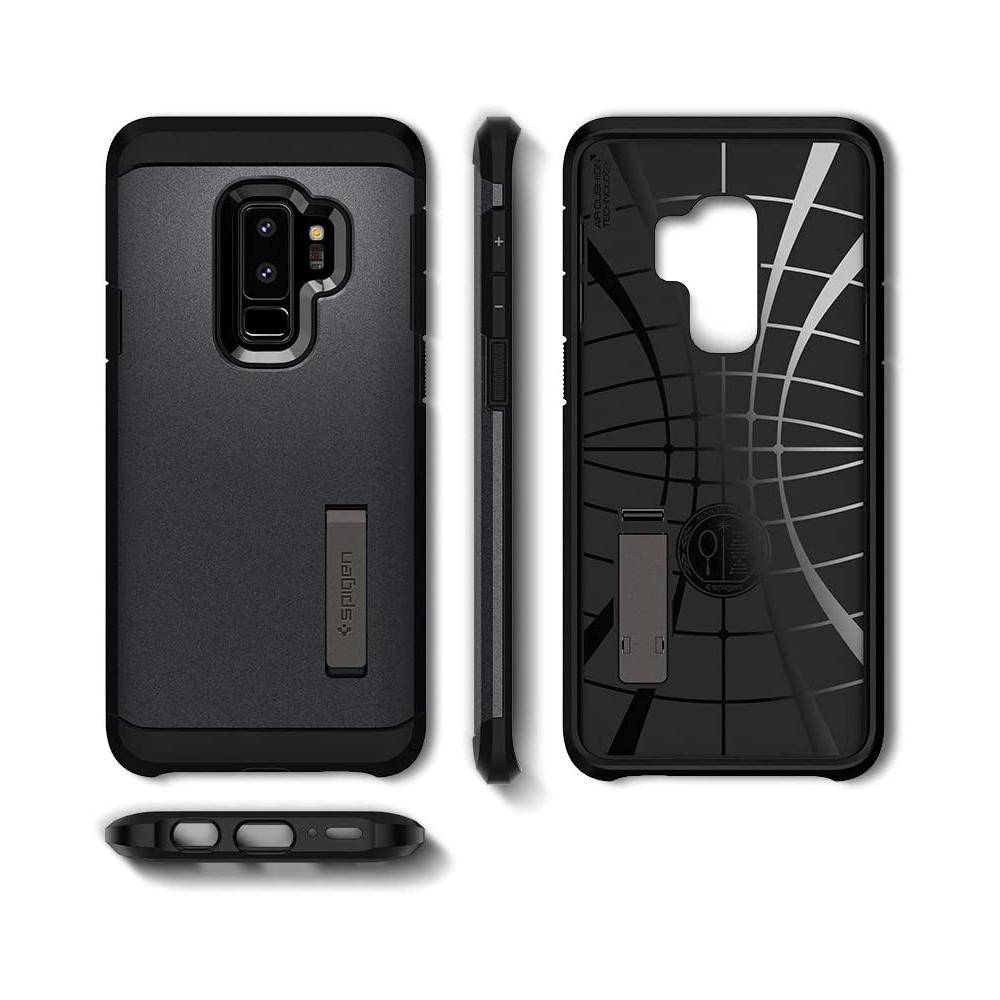Spigen® Tough Armor™ 593CS22935 Samsung Galaxy S9+ Plus Case – Graphite Gray