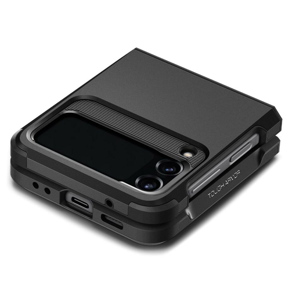 Spigen® Tough Armor™ ACS05111 Samsung Galaxy Z Flip 4 Case - Black