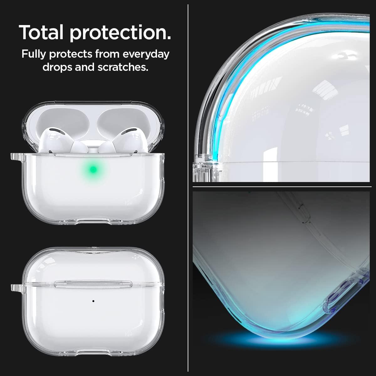 Spigen® Ultra Hybrid™ ACS05481 Apple AirPods Pro 2 Case - Crystal Clear