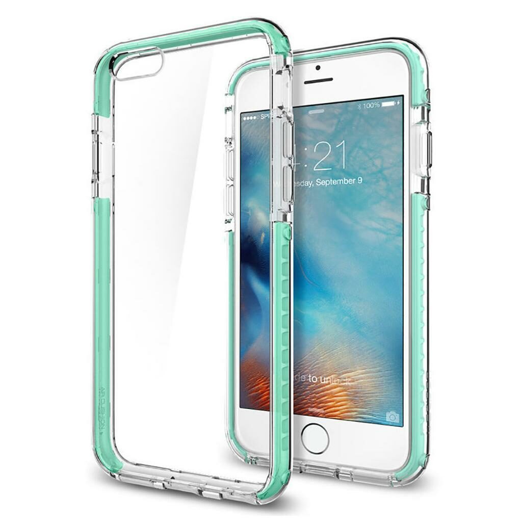 Spigen® Ultra Hybrid Tech™ SGP11604 iPhone 6 / 6s Case – Crystal Mint