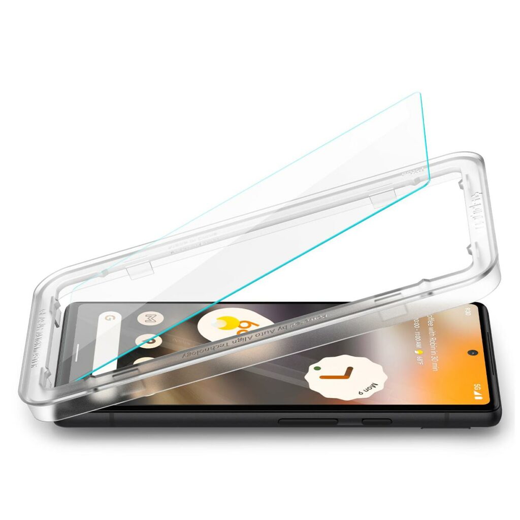 Spigen® (x2.Pack) GLAS.tR™ ALIGNmaster™ HD AGL04695 Google Pixel 6a Premium Tempered Glass Screen Protector