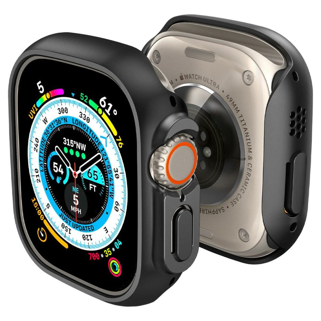 Spigen® Thin Fit™ ACS05458 Apple Watch Ultra (49mm) Case - Black