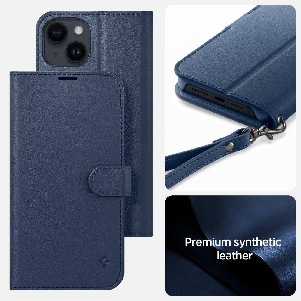 Spigen® Wallet S™ ACS05420 iPhone 14 Case - Classic Blue