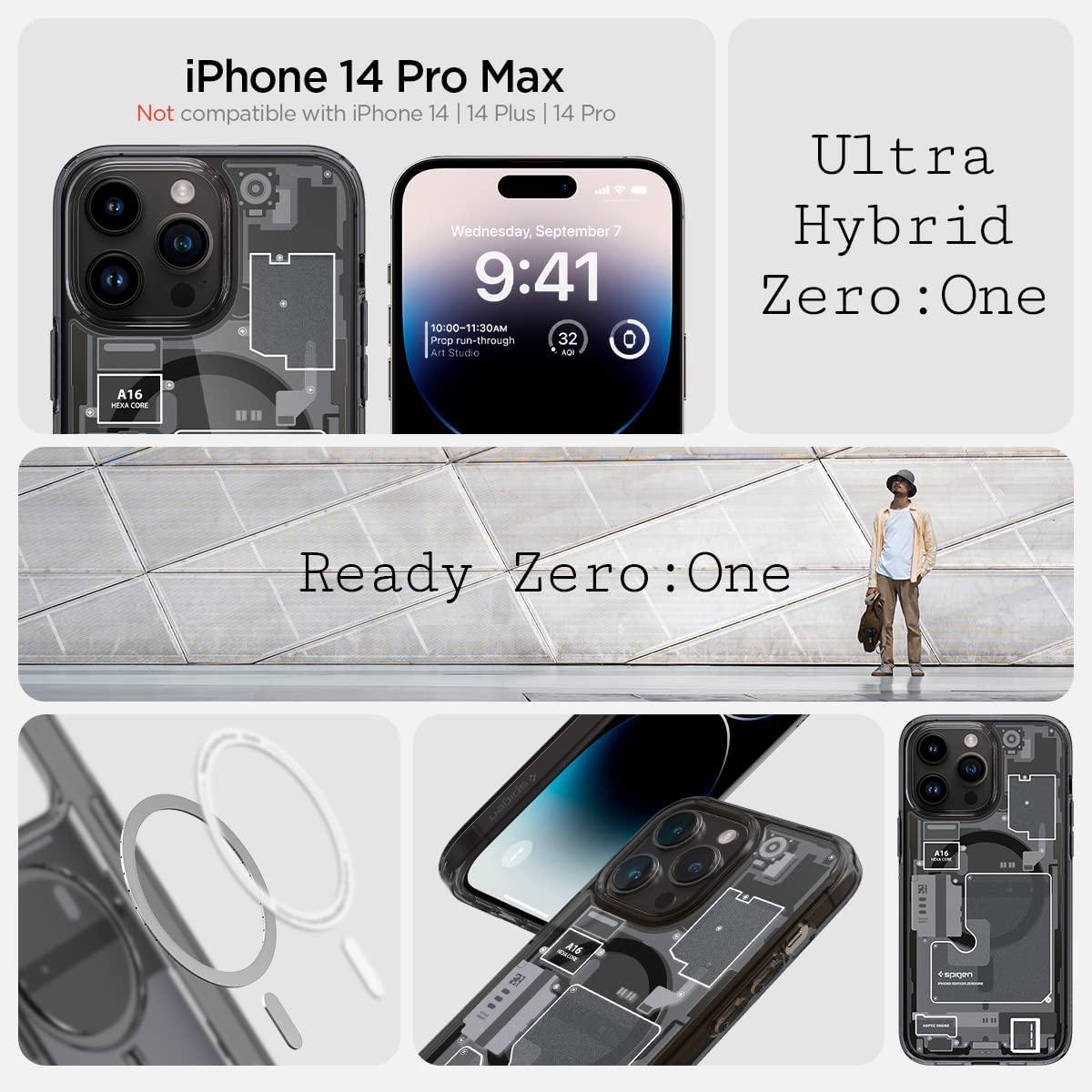 Spigen® Ultra Hybrid™ Zero One (MagFit) ACS05539 iPhone 14 Pro Max Case - Zero One