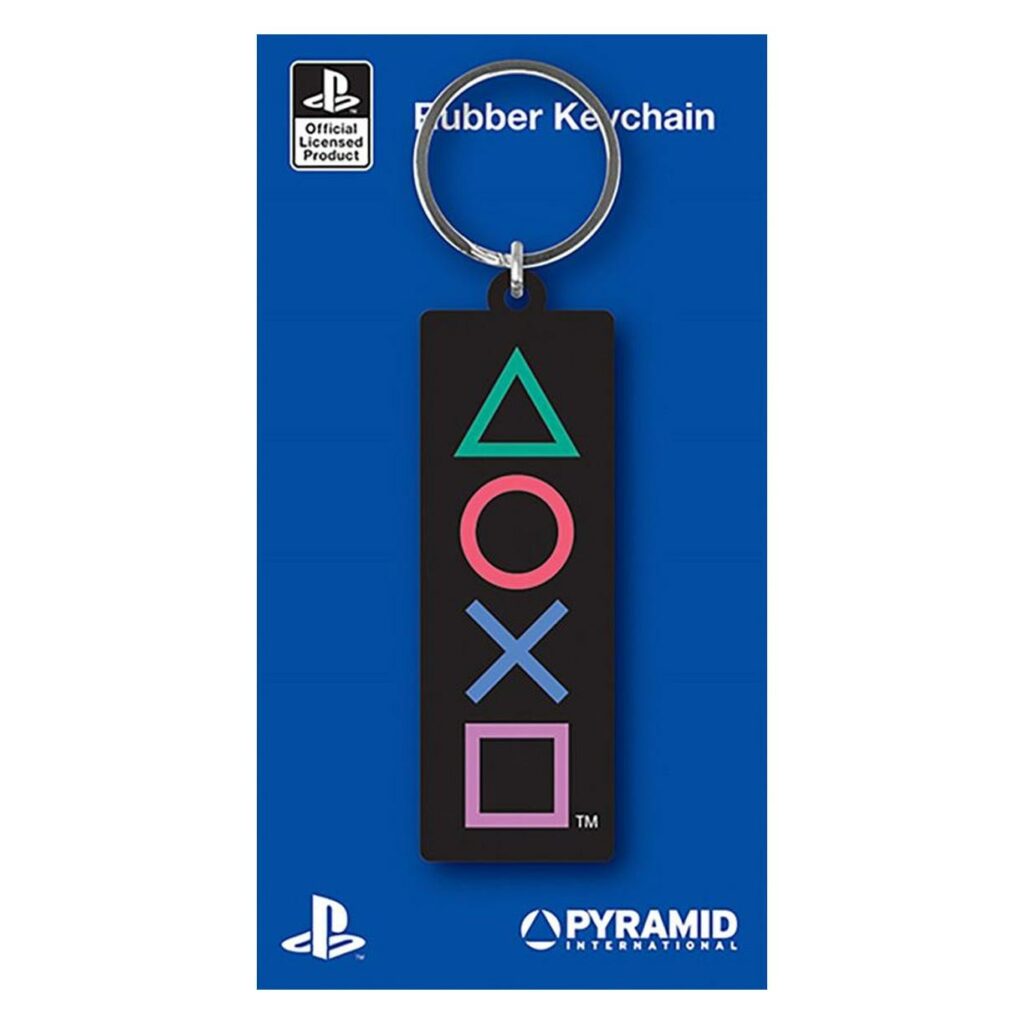 Pyramid Playstation® Shapes RK39161C Officially Licensed Rubber Keychain