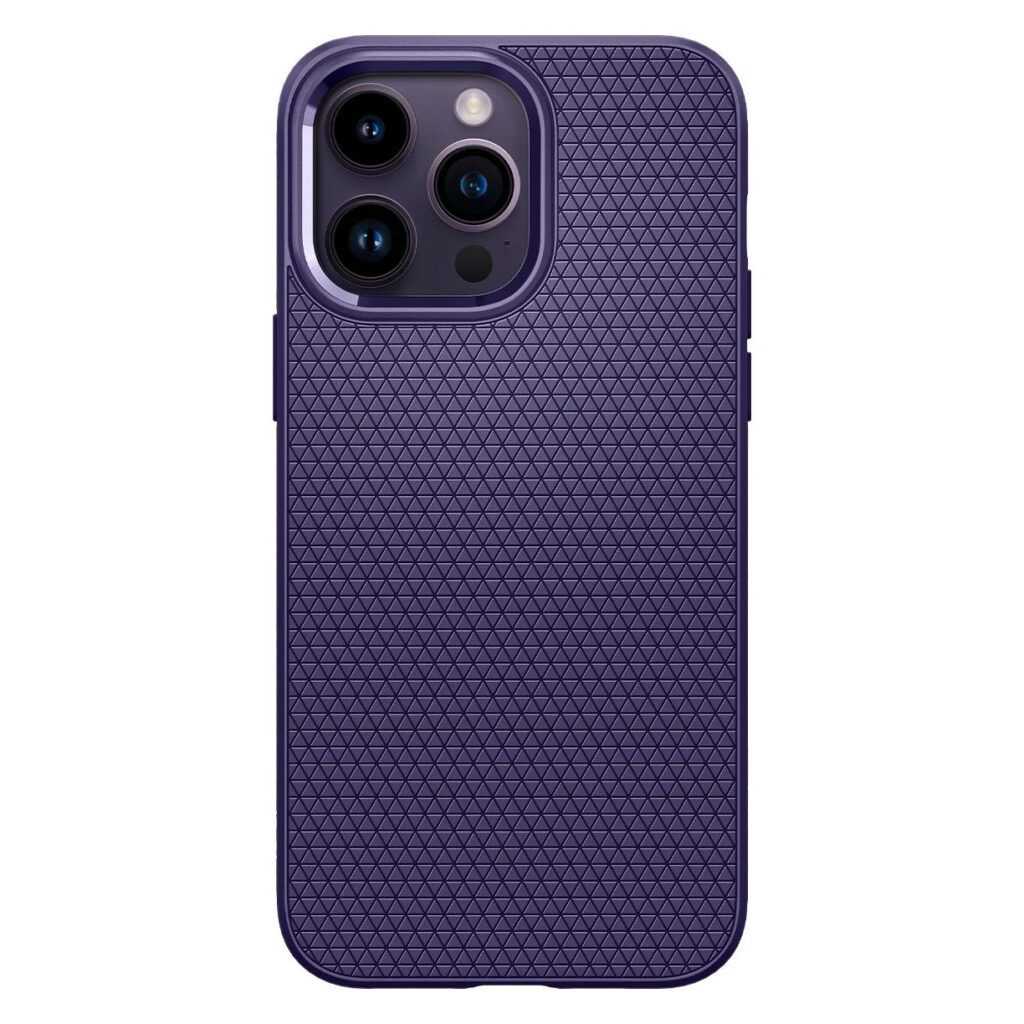 Spigen® Liquid Air™ ACS05578 iPhone 14 Pro Case - Deep Purple