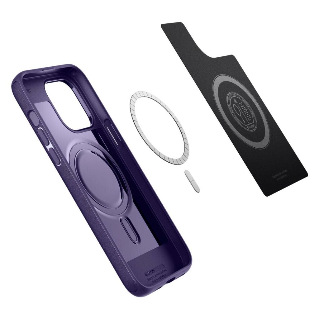 Spigen® Mag Armor™ (MagFit) ACS05584 iPhone 14 Pro Max Case - Deep Purple