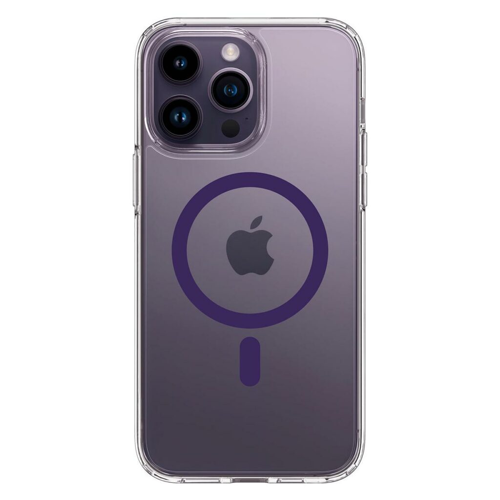 Spigen® Ultra Hybrid™ (MagFit) ACS05581 iPhone 14 Pro Max Case - Deep Purple