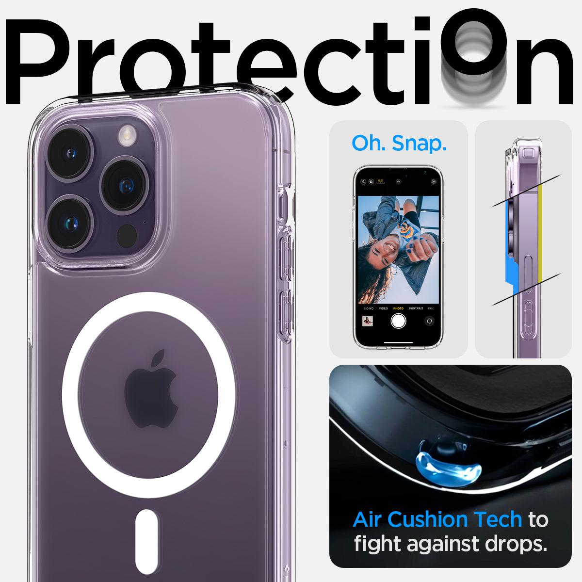 Spigen® Ultra Hybrid™ (MagFit) ACS05583 iPhone 14 Pro Max Case - Frost Clear