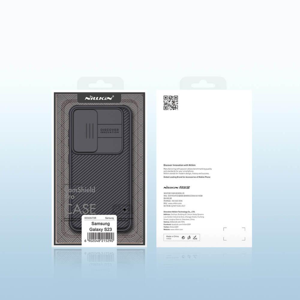 Nillkin® CamShield Pro 6902048258136 Samsung Galaxy S23+ Plus Case – Black
