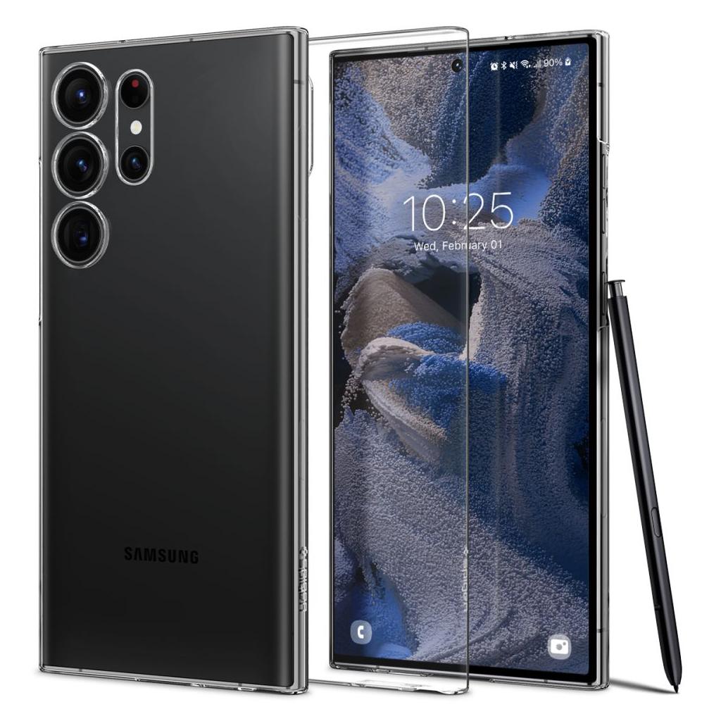 Spigen® AirSkin™ ACS05635 Samsung Galaxy S23 Ultra Case - Crystal Clear