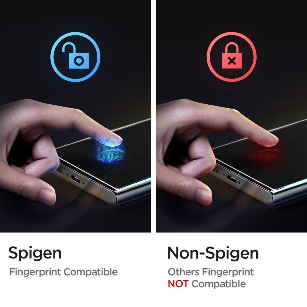 Spigen® GLAS.tR™ PLATINUM 2.0 AGL05944 Samsung Galaxy S23 Ultra Premium Tempered Glass Screen Protector
