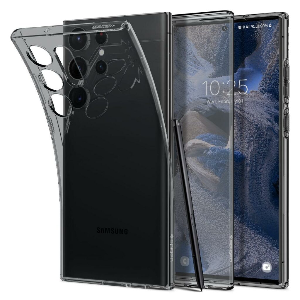 Spigen® Liquid Crystal™ ACS05611 Samsung Galaxy S23 Ultra Case - Space Crystal