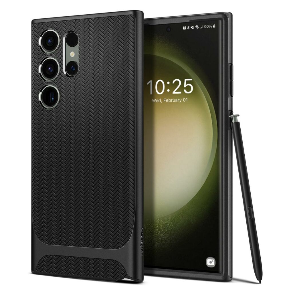 Spigen® Neo Hybrid™ ACS05626 Samsung Galaxy S23 Ultra Case - Black