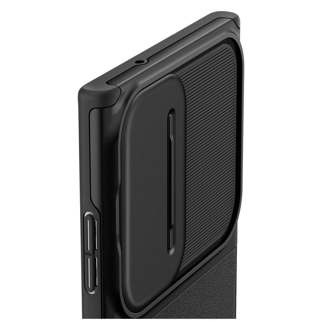 Spigen® Optik Armor™ ACS05639 Samsung Galaxy S23 Ultra Case - Black