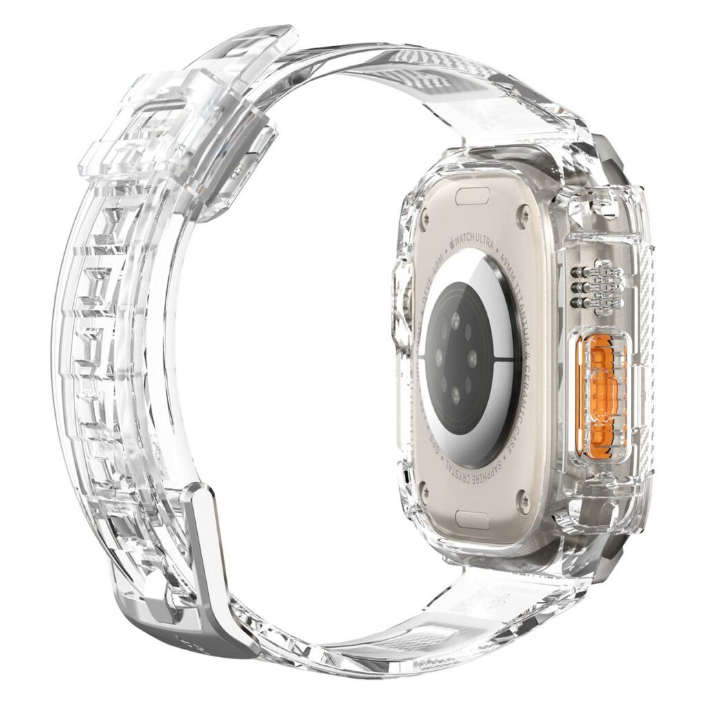 Spigen® Rugged Armor™ Pro ACS05461 Apple Watch Ultra (49mm) Case - Crystal Clear