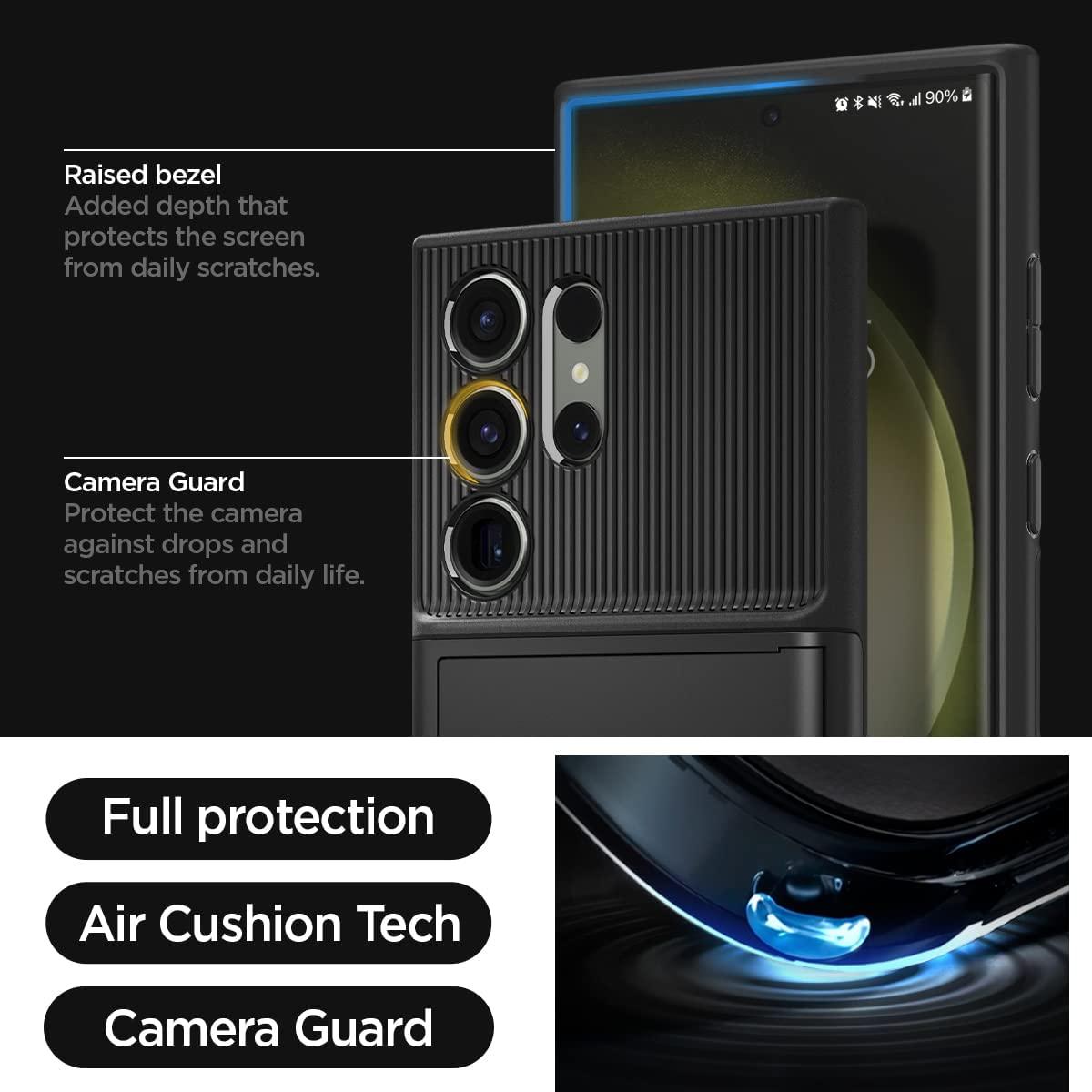 Spigen® Slim Armor™ CS ACS05628 Samsung Galaxy S23 Ultra Case - Black
