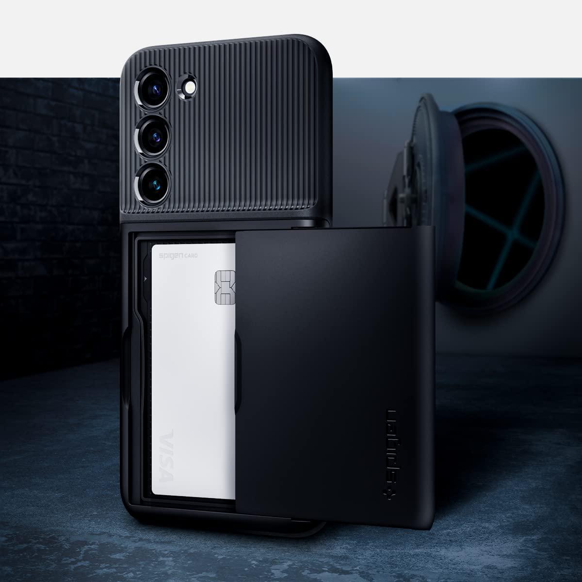 Spigen® Slim Armor™ CS ACS05676 Samsung Galaxy S23+ Plus Case - Black