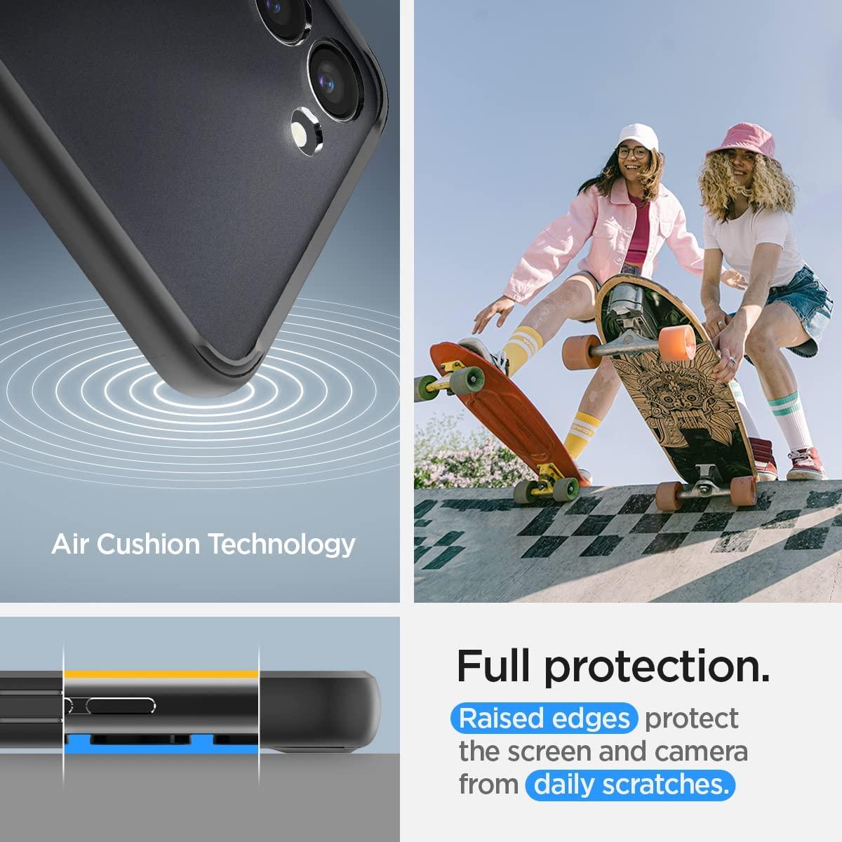 Spigen® Ultra Hybrid™ ACS05670 Samsung Galaxy S23+ Plus Case - Frost Black