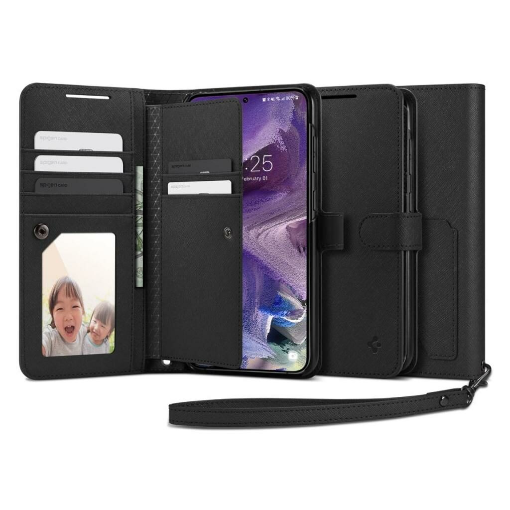 Spigen® Wallet S™ Plus ACS05723 Samsung Galaxy S23 Case – Black