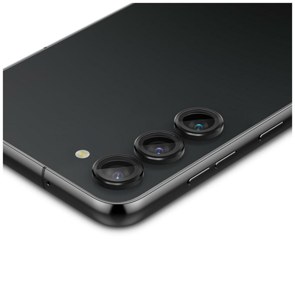 Spigen® (x2.Pack) GLAS.tR™ EZ FIT™ OPTIK PRO AGL05962 Samsung Galaxy S23+ Plus / S23 Premium Tempered Glass Camera Lens Protector – Black