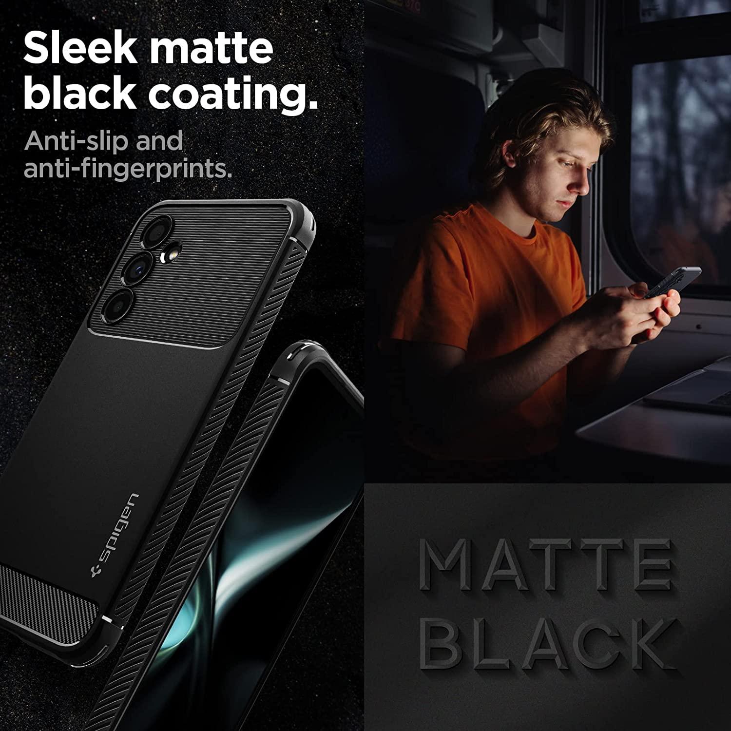 Spigen® Rugged Armor™ ACS05888 Samsung Galaxy A54 Case - Matte Black