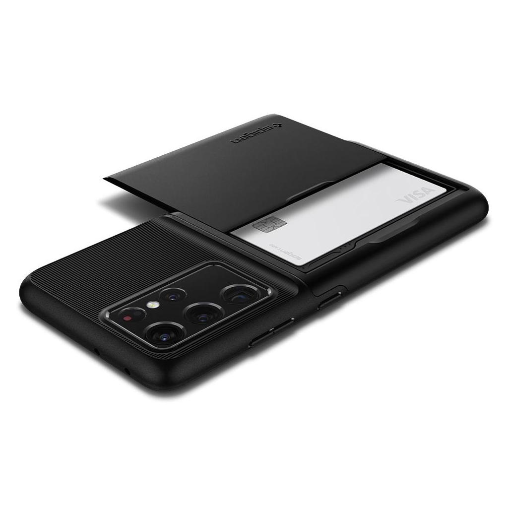 Spigen® Slim Armor™ CS ACS02357 Samsung Galaxy S21 Ultra Case - Black