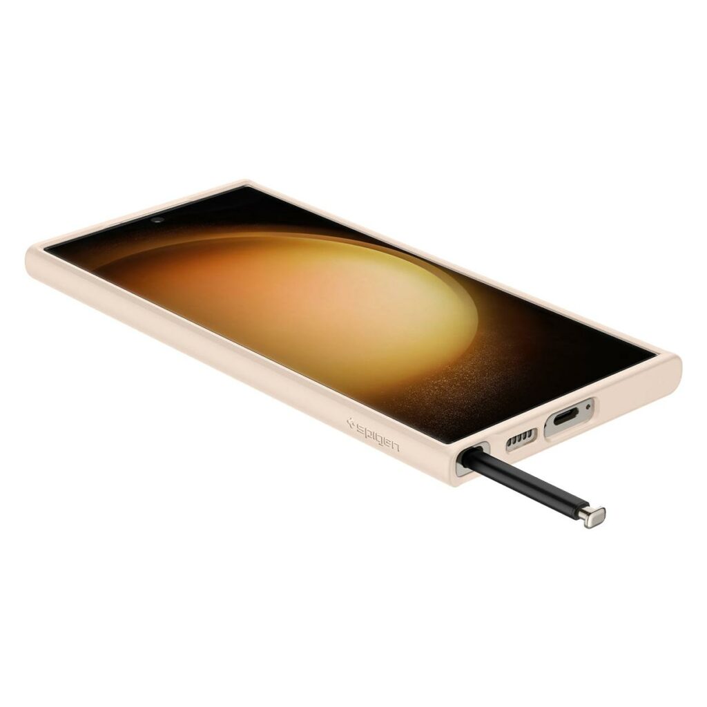 Spigen® Ultra Hybrid™ ACS06078 Samsung Galaxy S23 Ultra Case - Sand Beige