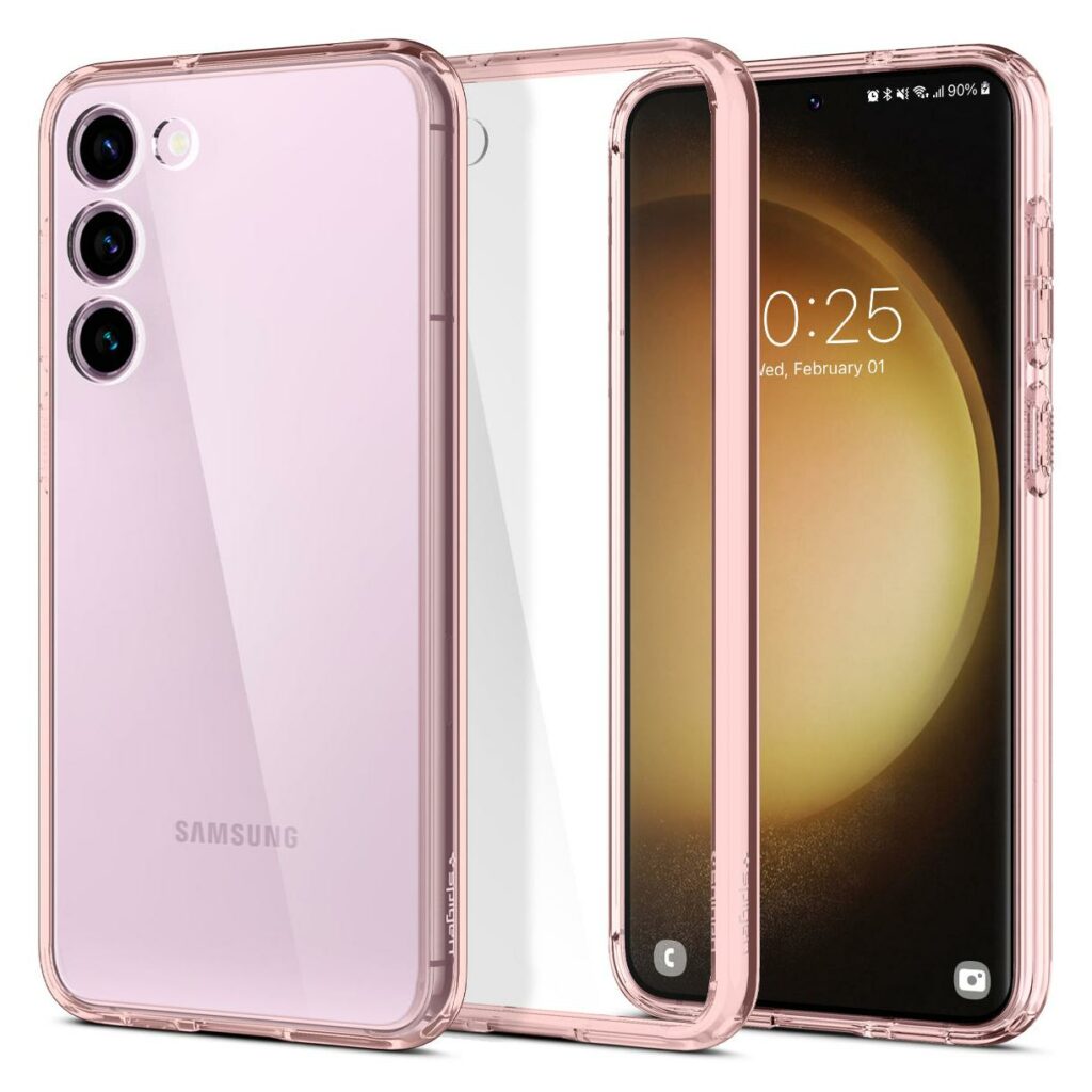 Spigen® Ultra Hybrid™ ACS06087 Samsung Galaxy S23 Case - Rose Crystal