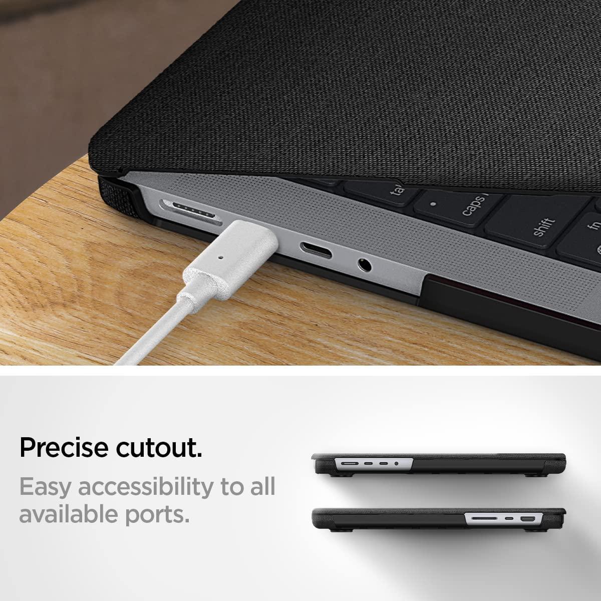 Spigen® Urban Fit™ ACS04211 MacBook Pro 16-inch (2023/2021) Case - Black