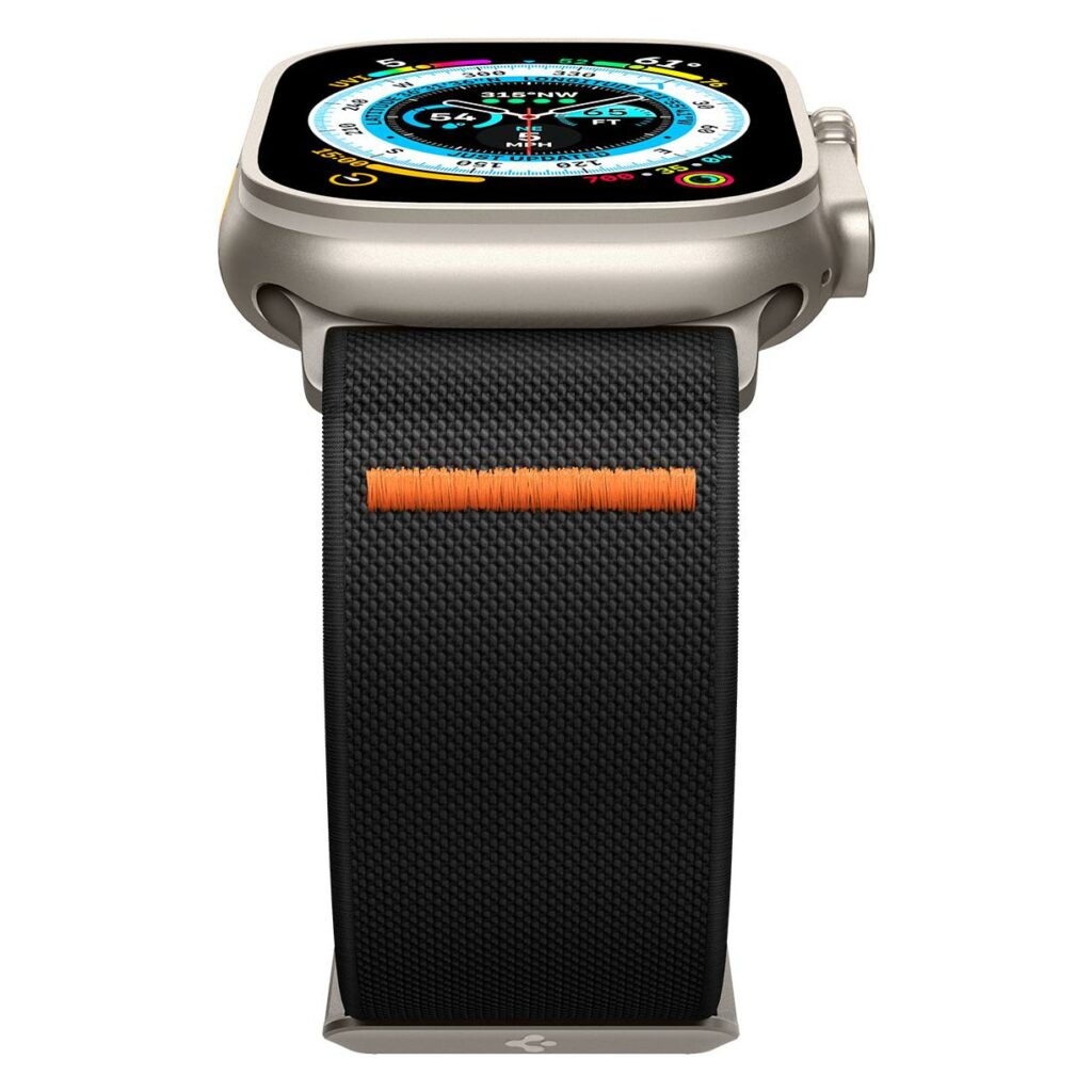 Spigen® Lite Fit Ultra AMP05983 Apple Watch Series 49mm / 45mm / 44mm / 42mm Band – Black