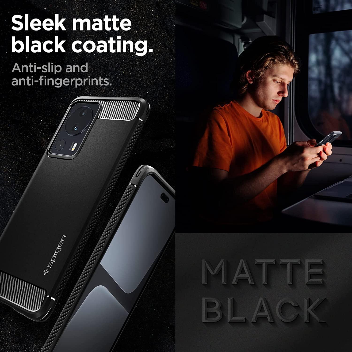 Spigen® Rugged Armor™ ACS05324 Xiaomi 13 Lite Case - Matte Black