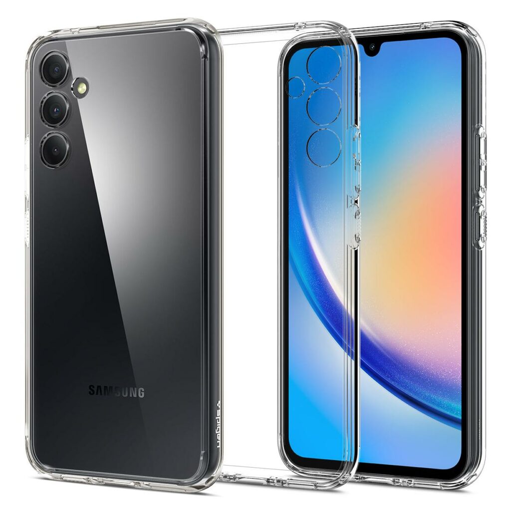 Spigen® Ultra Hybrid™ ACS05904 Samsung Galaxy A34 Case - Crystal Clear