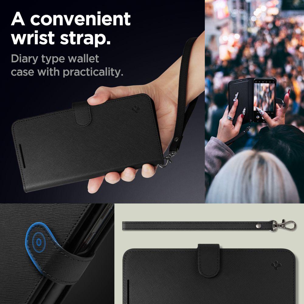 Spigen® Wallet S™ Plus ACS05893 Samsung Galaxy A54 Case - Black