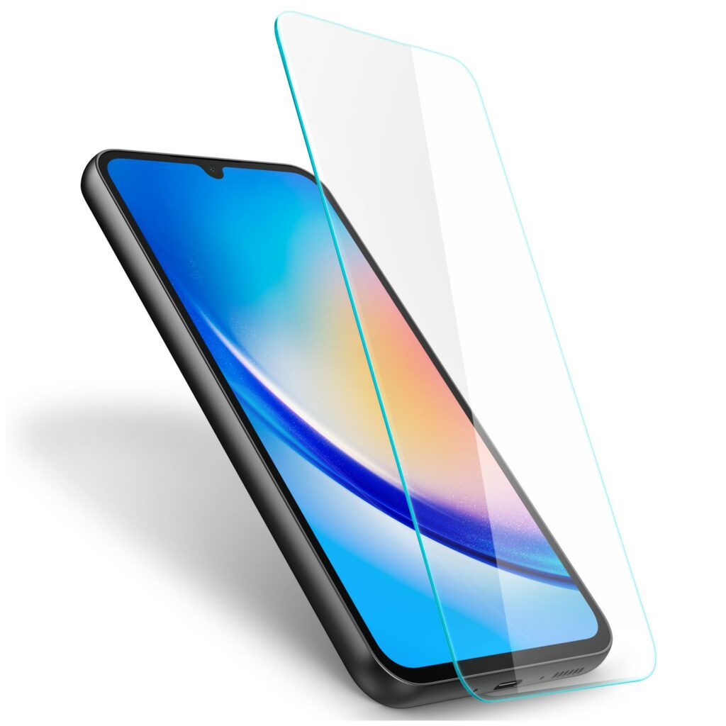 Spigen® (x2.Pack) GLAS.tR™ SLIM HD AGL05967 Samsung Galaxy A34 Premium Tempered Glass Screen Protector
