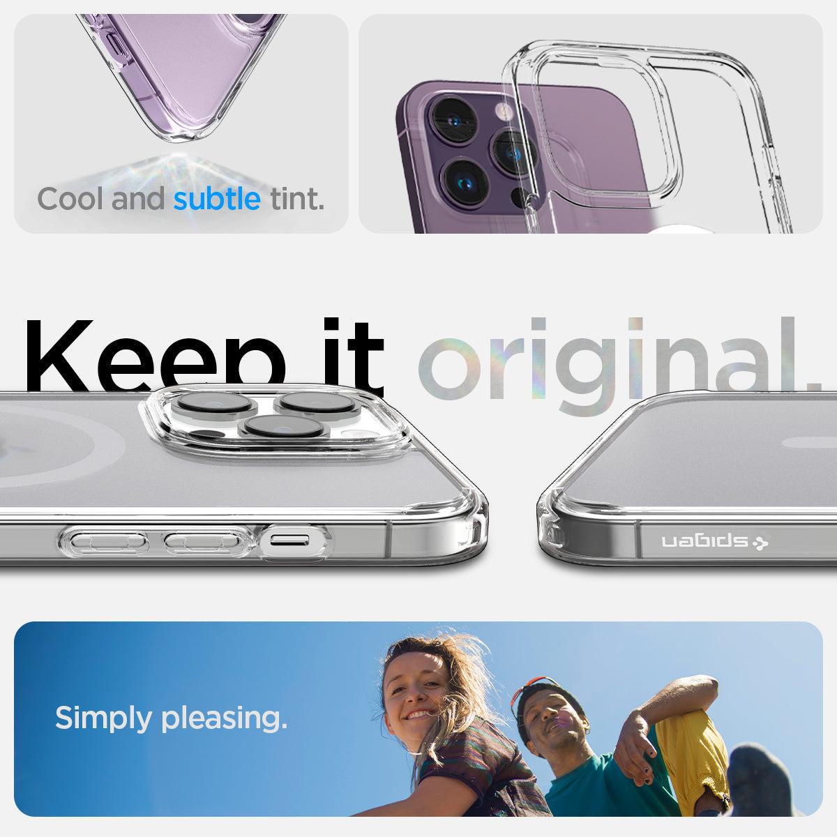 Spigen® Ultra Hybrid™ (MagFit) ACS05587 iPhone 14 Pro Case - Frost Clear