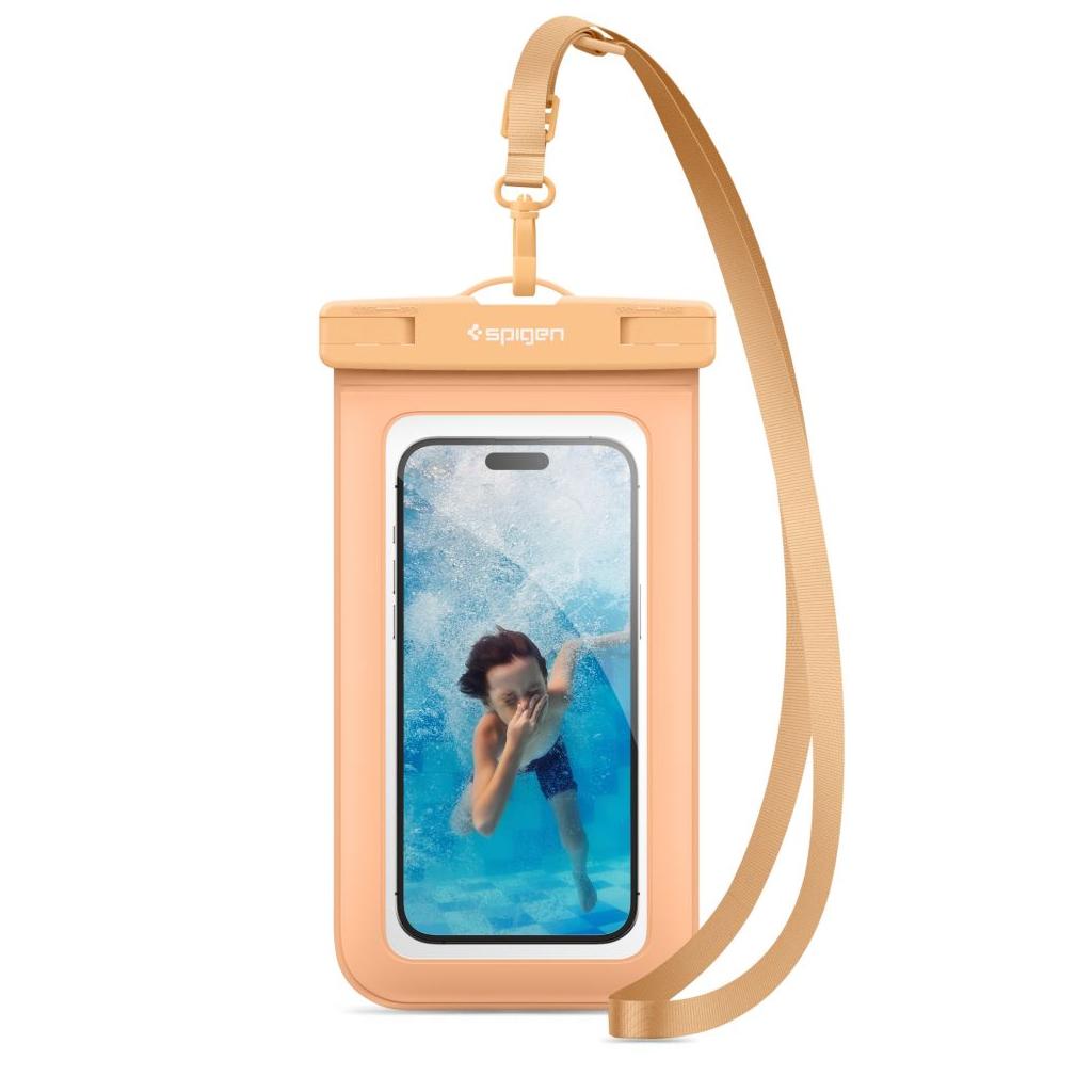 Spigen® A601 ACS06007 IPX8 Certified Universal Waterproof Up to 6.9-inch Case – Apricot