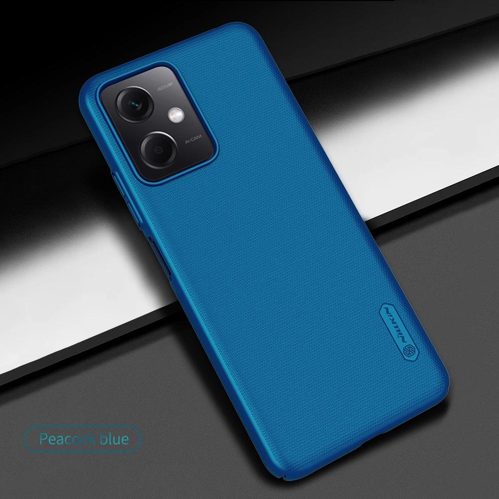 Nillkin® Frosted Shield 6902048260399 Xiaomi Redmi Note 12 5G / Poco X5 Case - Blue