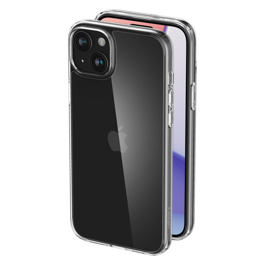 Spigen® Air Skin™ Hybrid ACS06645 iPhone 15 Plus Case – Crystal Clear