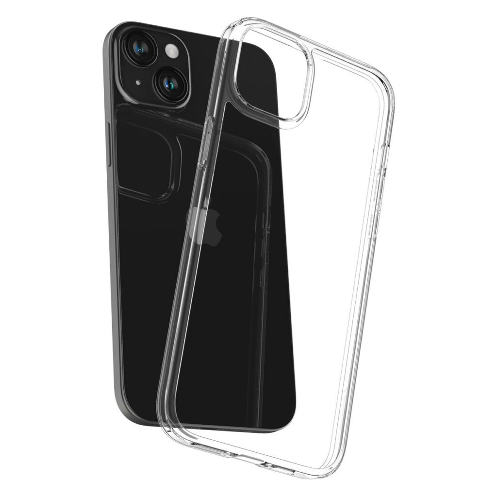 Spigen® Air Skin™ Hybrid ACS06645 iPhone 15 Plus Case – Crystal Clear