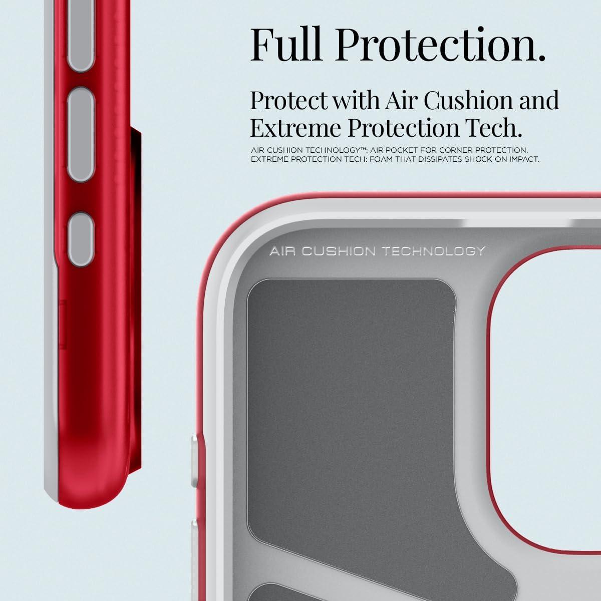 Spigen® Classic C1 (MagFit) ACS06609 iPhone 15 Pro Max Case – Ruby