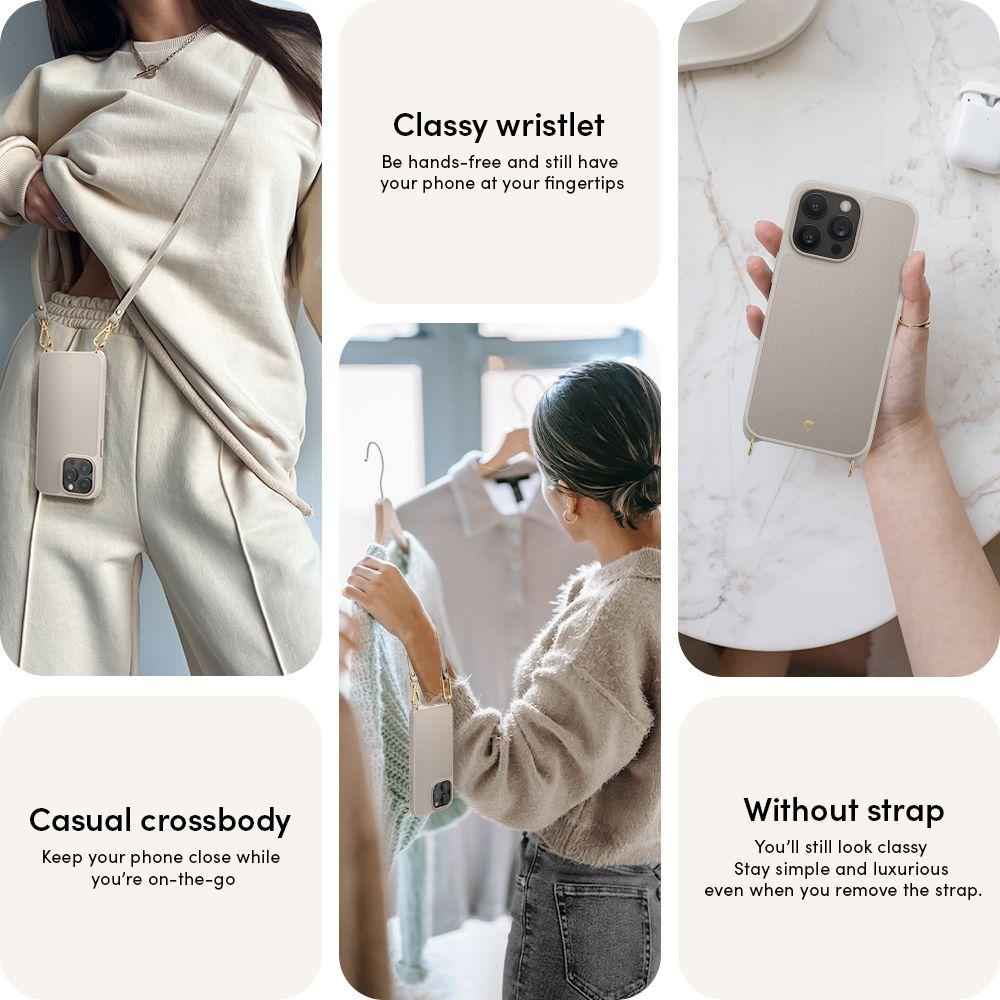 Spigen® Classic Charm Mag by Cyrill Collection ACS06774 iPhone 15 Pro Case – Cream