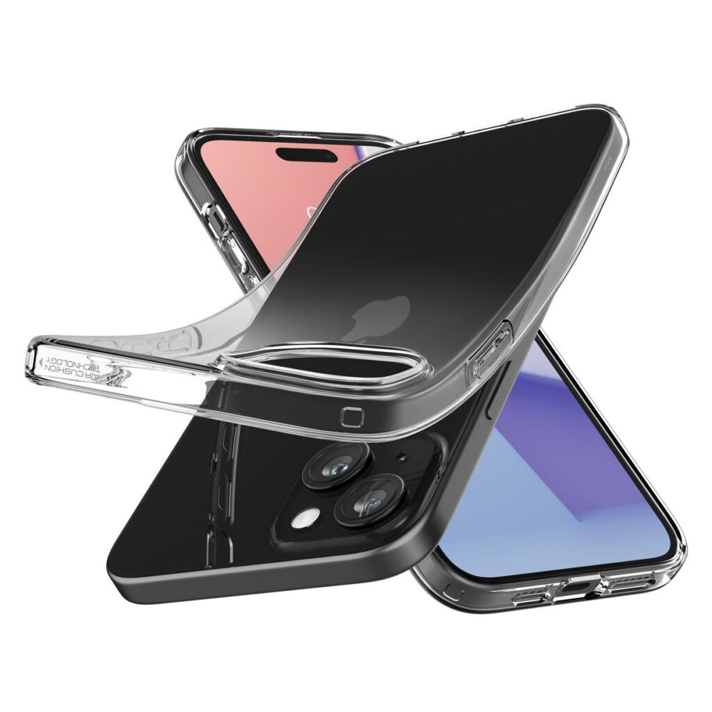 Spigen® Crystal Flex™ ACS06481 iPhone 15 Case – Crystal Clear
