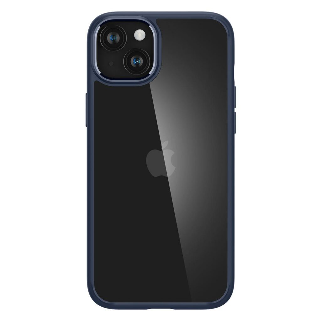 Spigen® Crystal Hybrid™ ACS06460 iPhone 15 Plus Case – Navy Blue